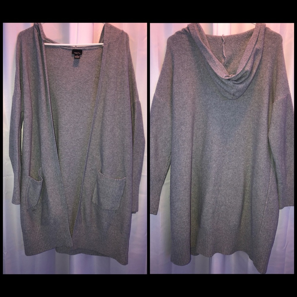 Grey cardigan